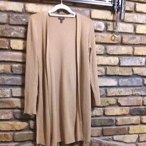 Talbots tan cardigan